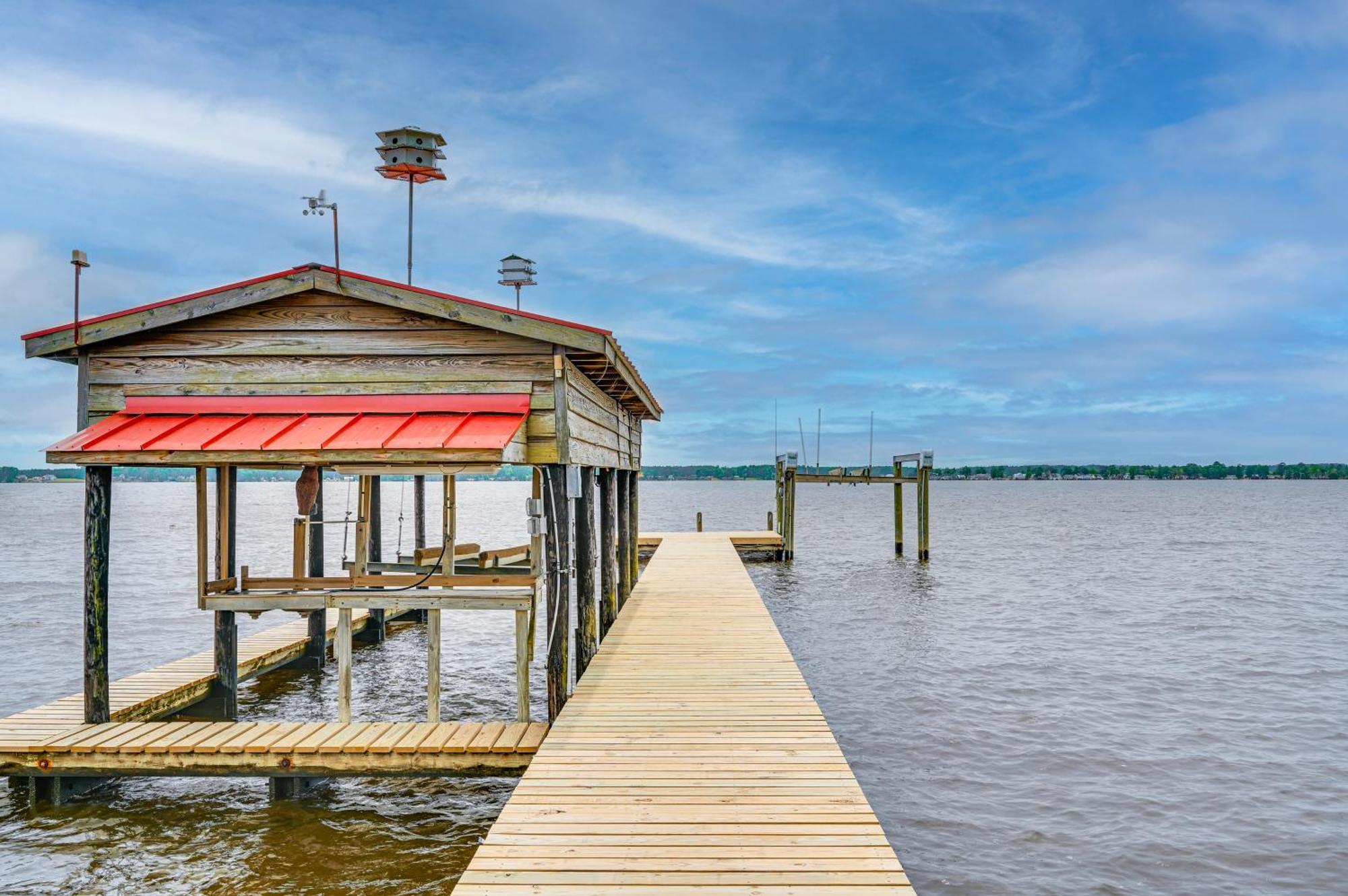 Pamlico River House With Private Dock And River View! Villa Washington Exterior photo